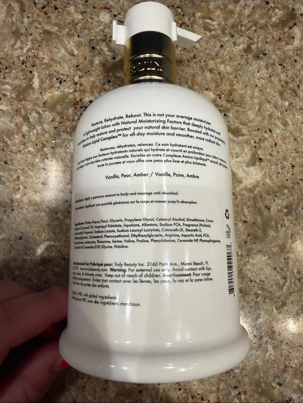 NEW Truly  Vanilla Baby Hydra-Restore Body Lotion